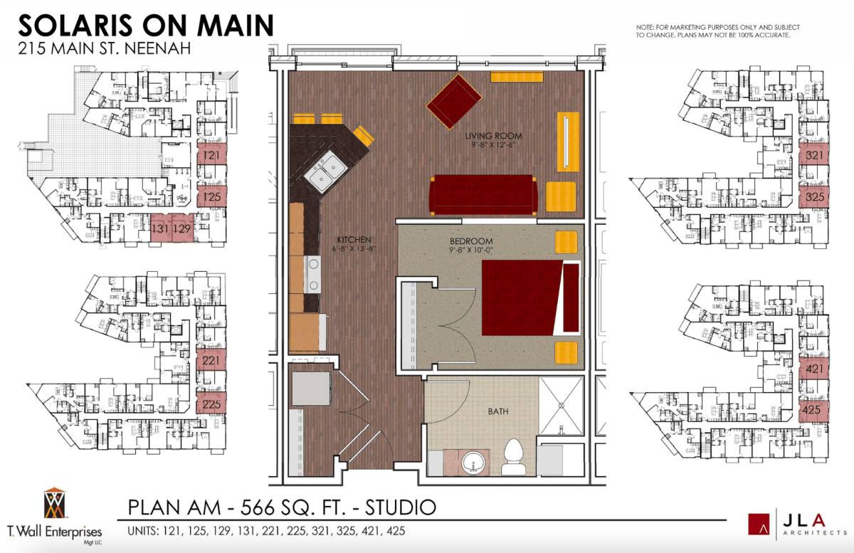 Apartment for rent at Solaris on Main, 215 Main St, Neenah, WI 54956