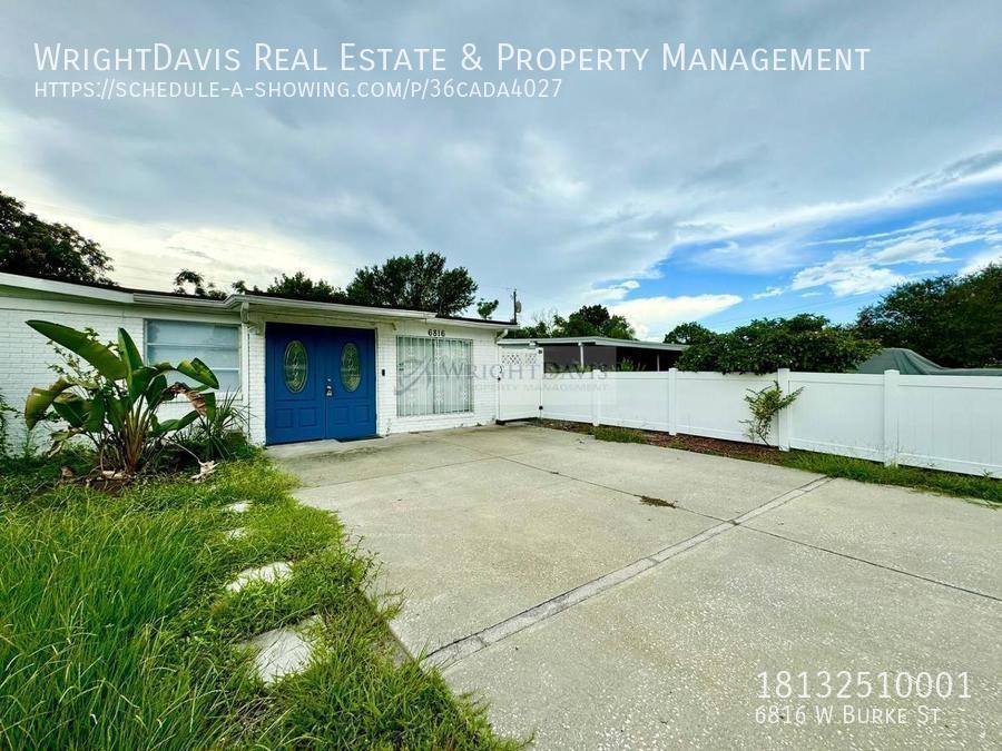 House for rent at 6816 W Burke St, Tampa, FL 33634