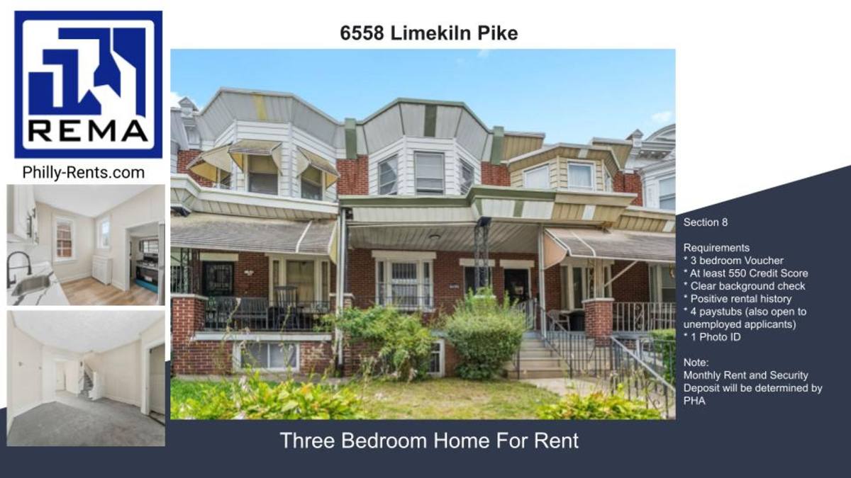 House for rent at 6558 Limekiln Pike, Philadelphia, PA 19138