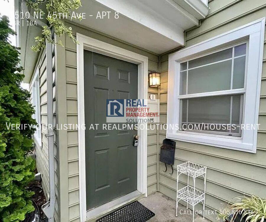 Apartment for rent at 1510 NE 45th Ave #8, Portland, OR 97213