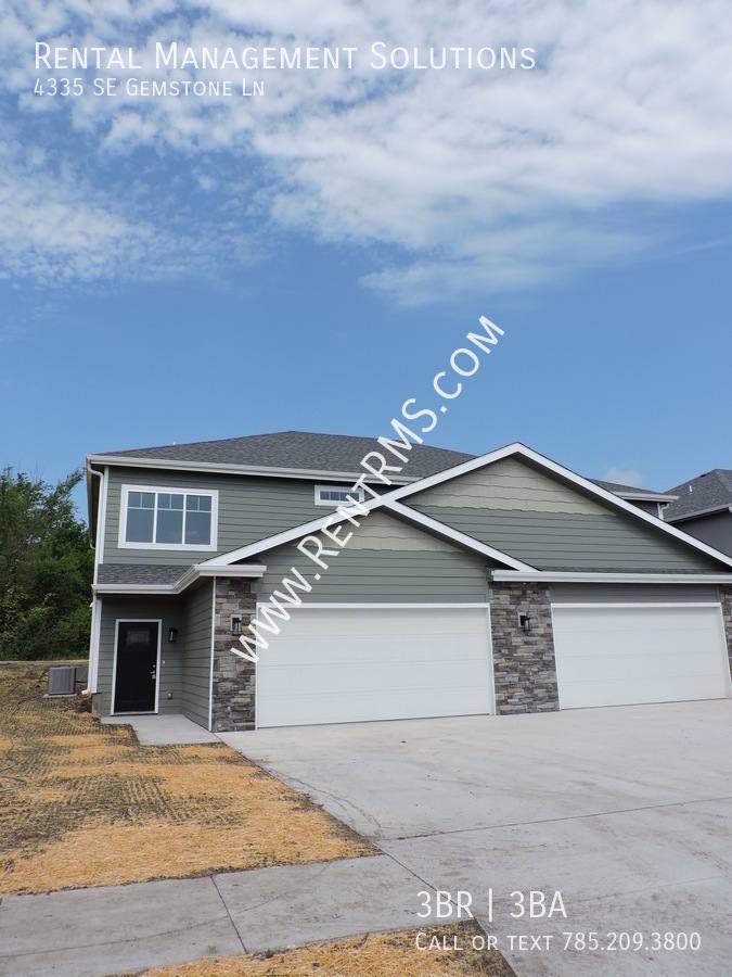 Townhouse for rent at 4335 SE Gemstone Lane, Topeka, KS 66609