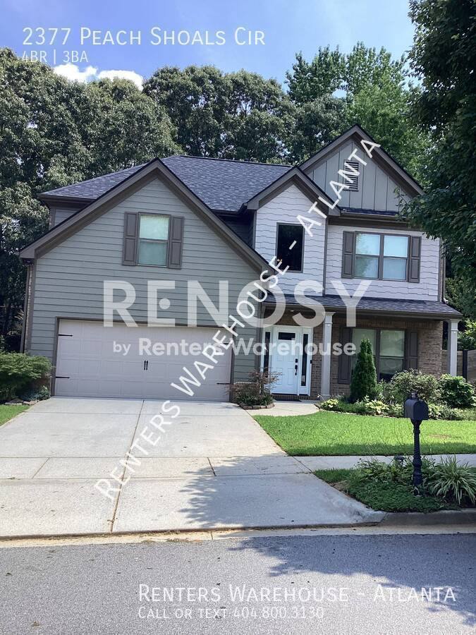 House for rent at 2377 Peach Shoals Circle, Dacula, GA 30019