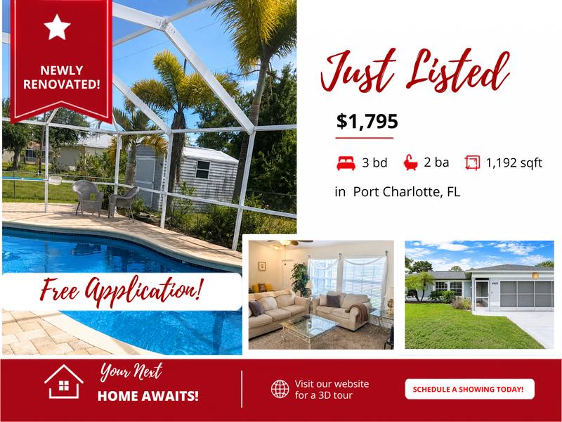 House for rent at 4673 Sines Lane, Port Charlotte, FL 33981