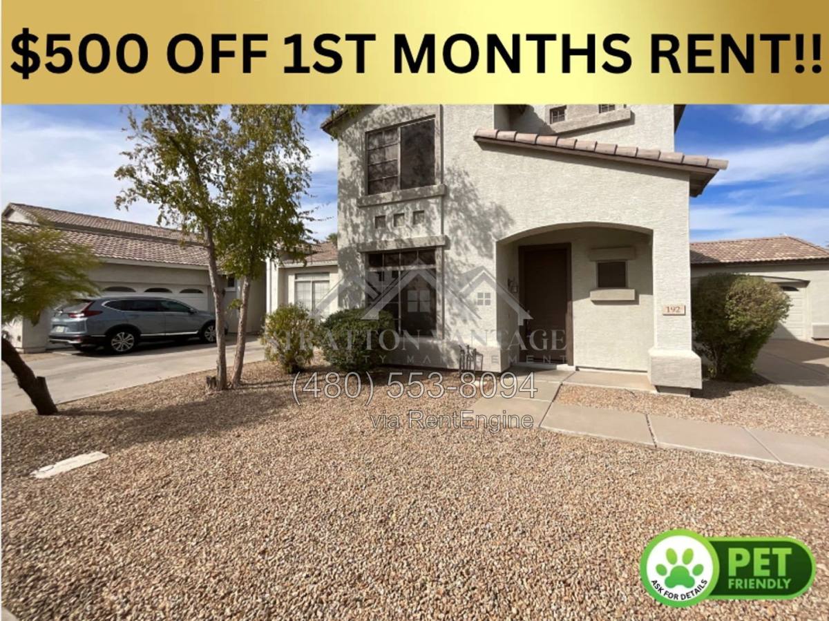 House for rent at 192 W Mahogany Place, Chandler, AZ 85248
