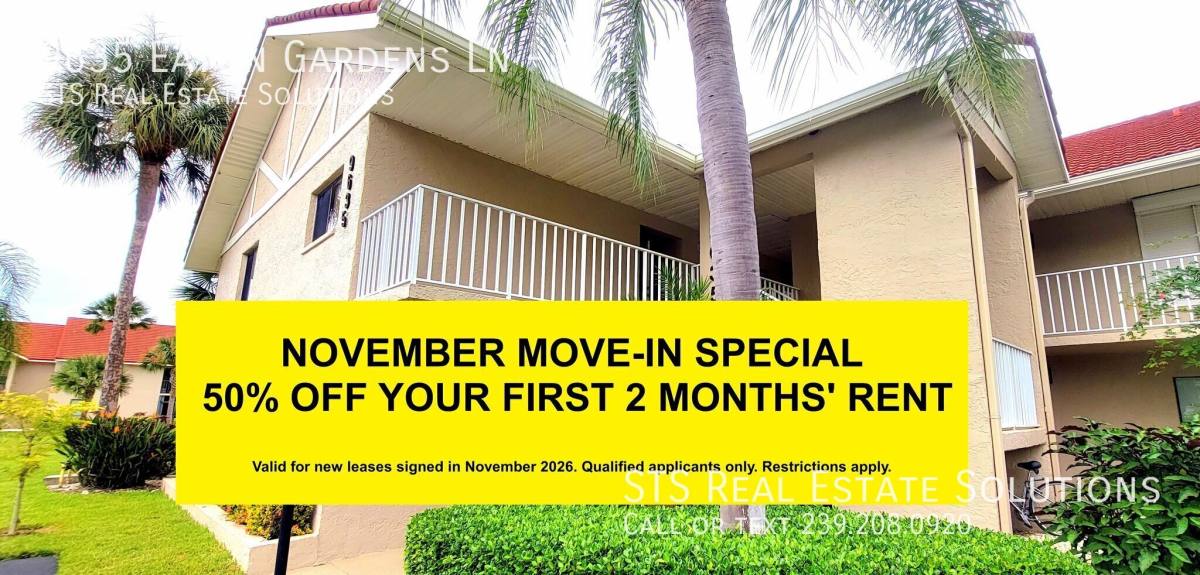 Condo for rent at 9635 Eaton Gardens Lane #201, Fort Myers, FL 33919