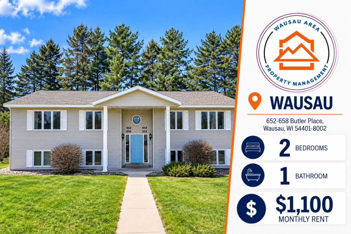 Apartment for rent at 652-658 Butler Place, Wausau, WI 54401