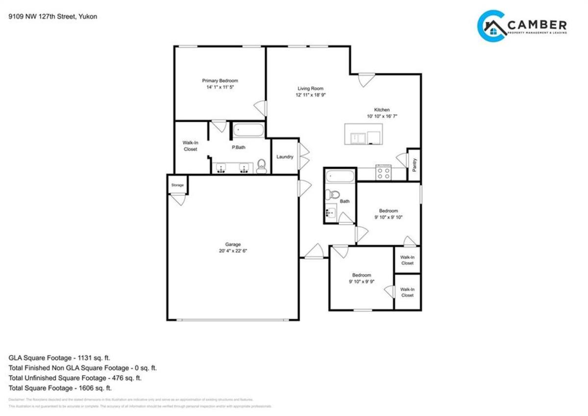House for rent at 9117 NW 127th St, Yukon, OK 73099