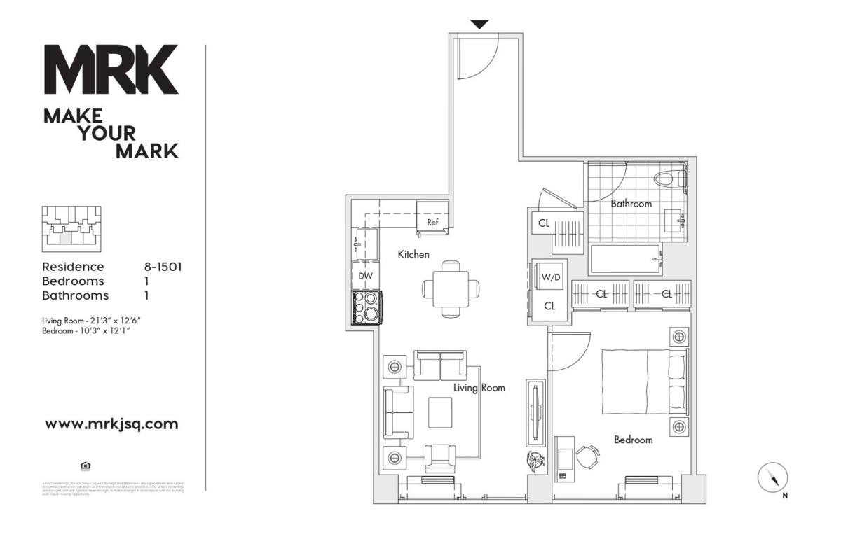 Apartment for rent at 97 Newkirk St, Jersey City, NJ 07306