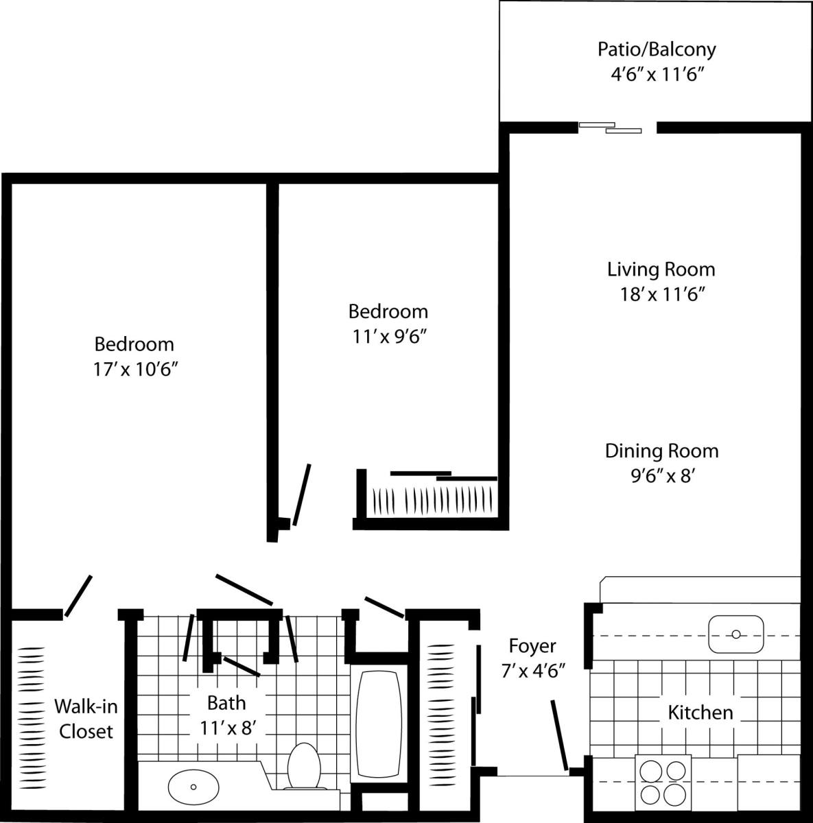 Apartment for rent at 1611 Pleasant St, St. Paul, MN 55108