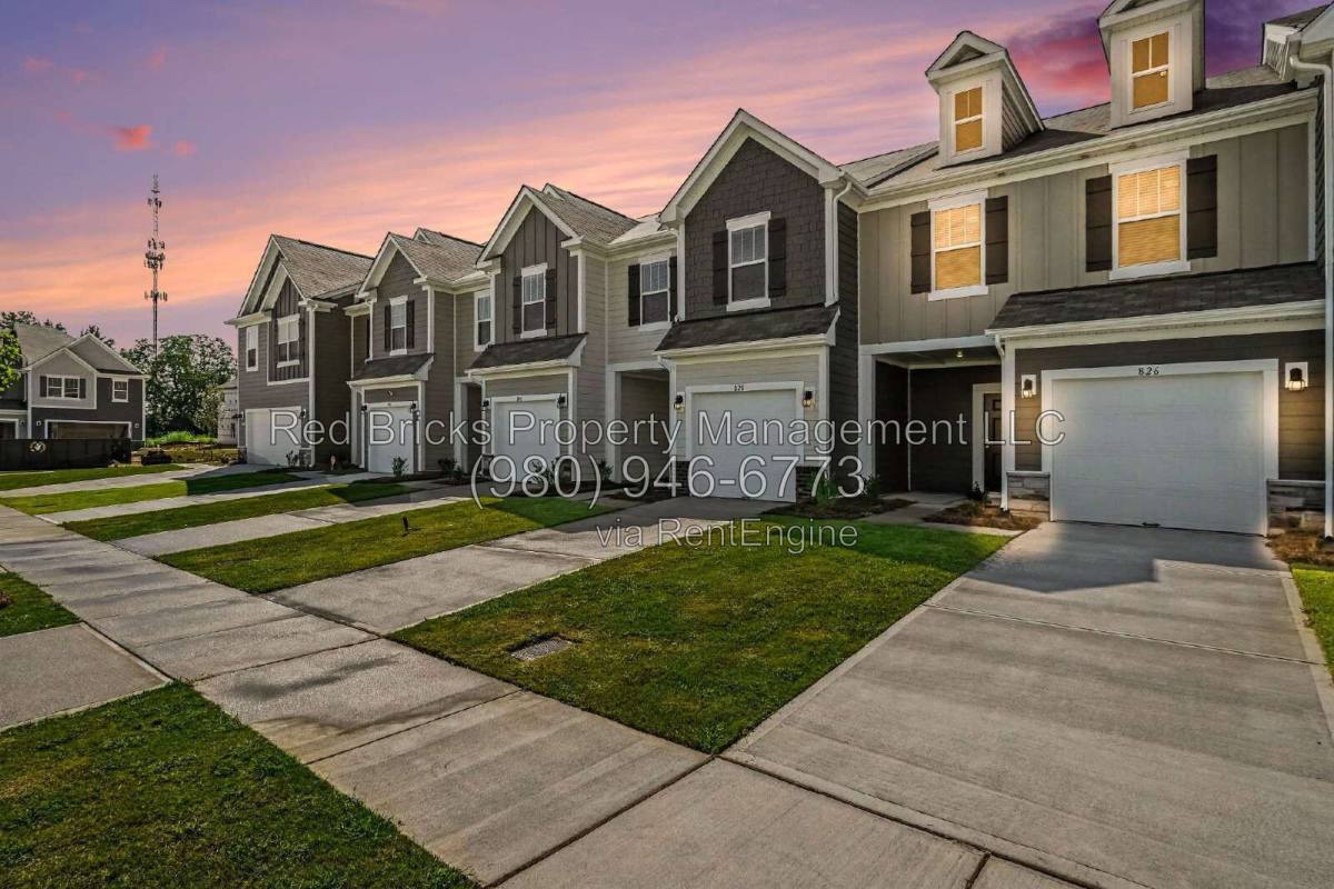 Townhouse for rent at 826 Earhart St NW, Concord, NC 28027
