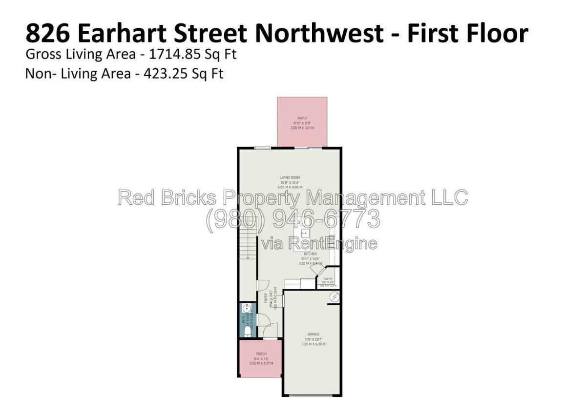 Townhouse for rent at 826 Earhart St NW, Concord, NC 28027