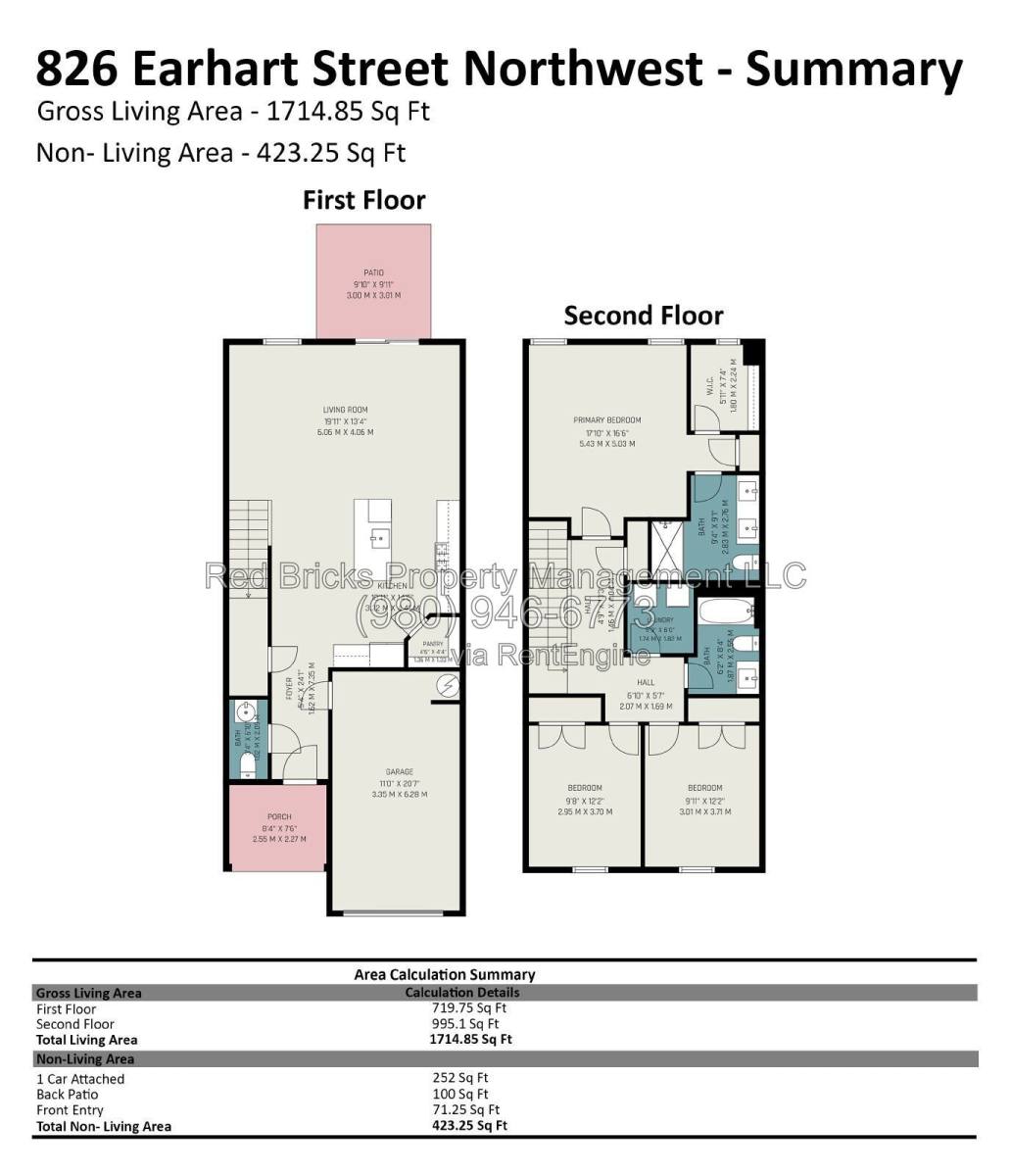 Townhouse for rent at 826 Earhart St NW, Concord, NC 28027