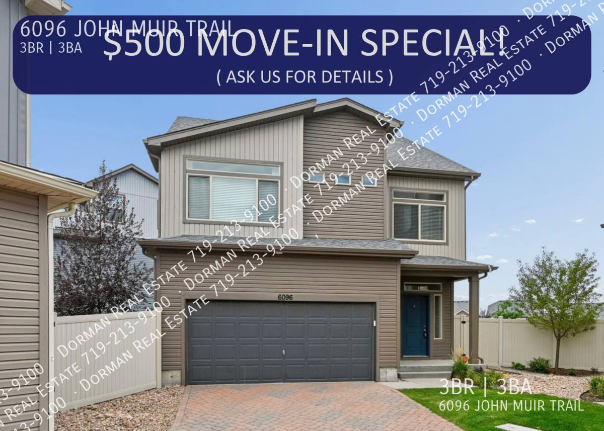House for rent at 6096 John Muir Trail, Colorado Springs, CO 80927
