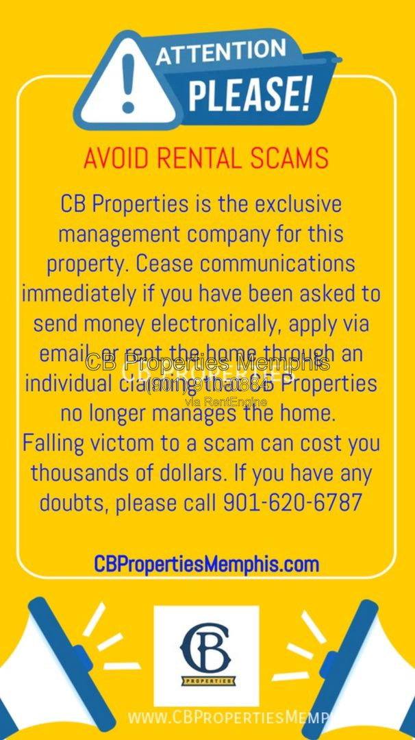 House for rent at 5457 Millbranch Rd, Memphis, TN 38116