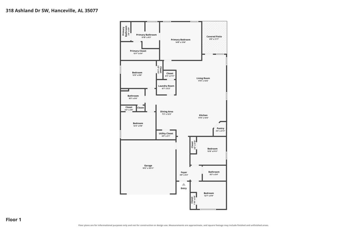 House for rent at 318 Ashland Dr SW, Hanceville, AL 35077