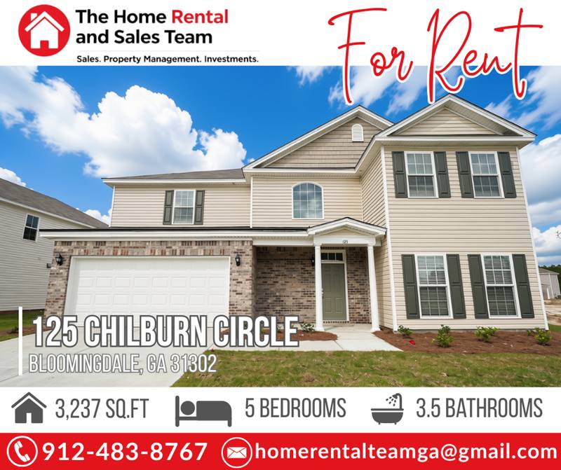 House for rent at 125 Chilburn Circle, Bloomingdale, GA 31302