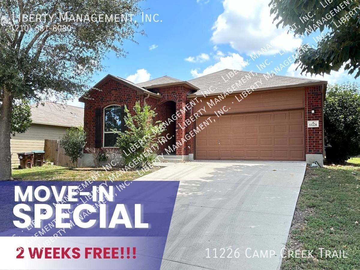 House for rent at 11226 Camp Creek Trail, San Antonio, TX 78245