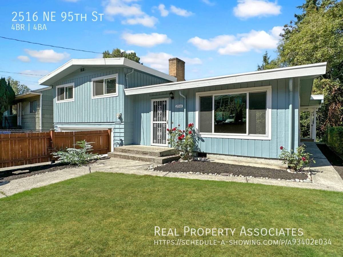 House for rent at 2516 NE 95th St, Seattle, WA 98115