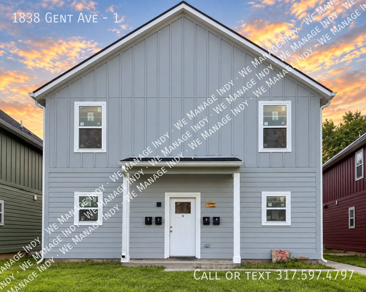Townhouse for rent at 1838 Gent Ave, Indianapolis, IN 46202