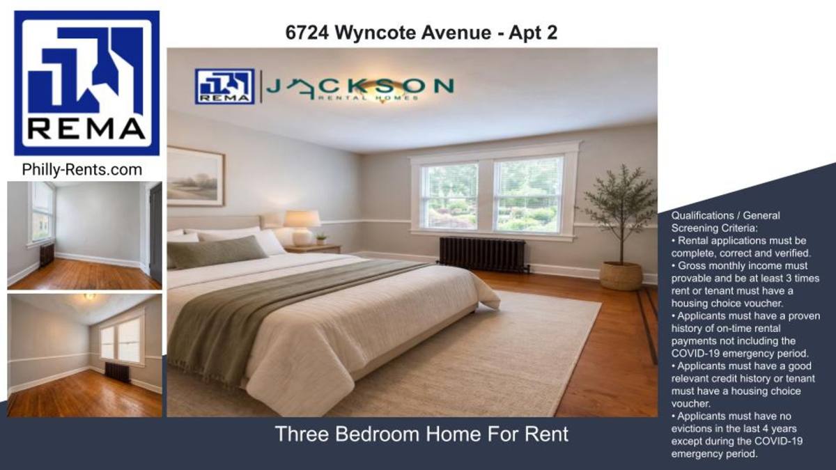 Apartment for rent at 6724 Wyncote Ave, Philadelphia, PA 19138