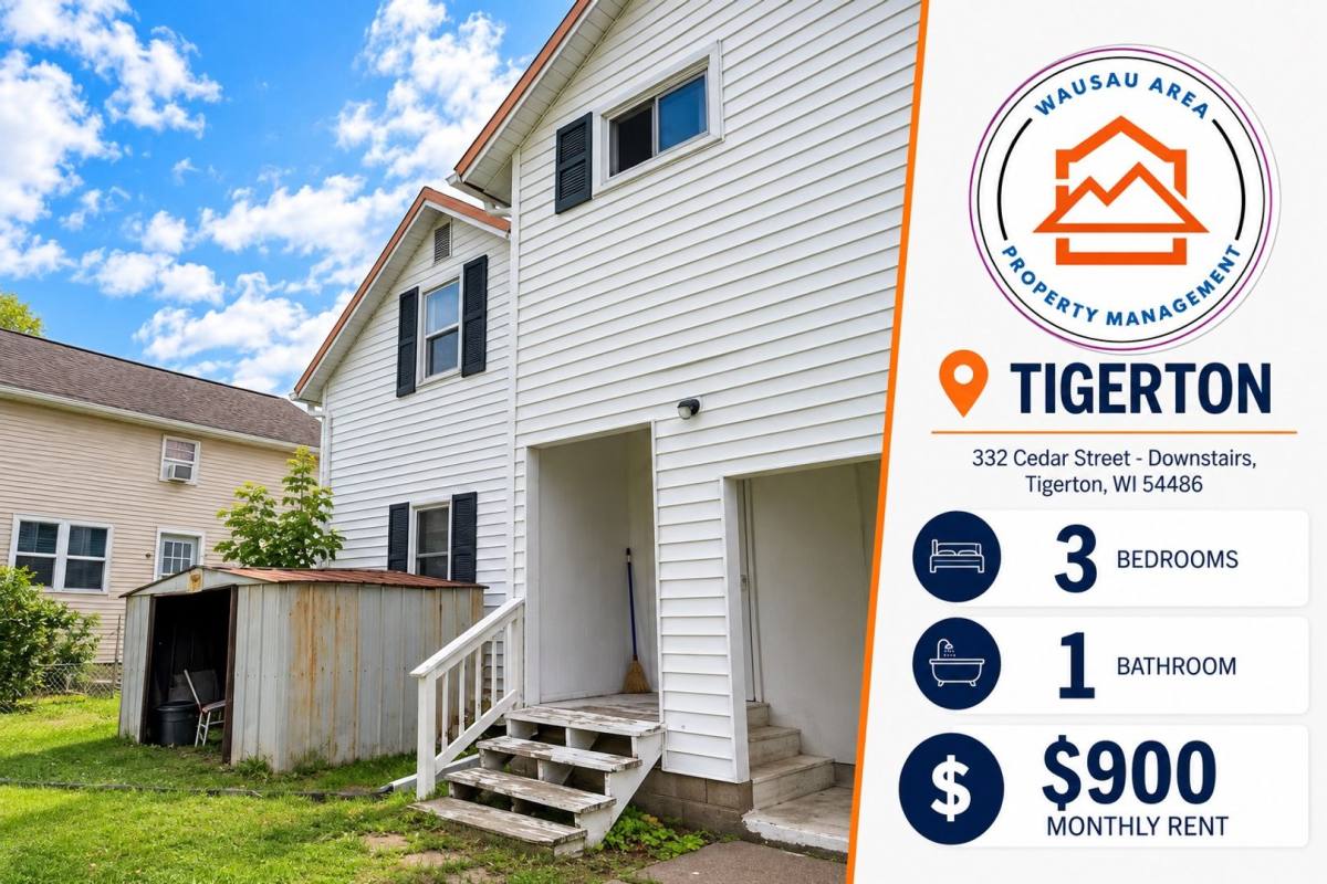 Apartment for rent at 332 Cedar St, Tigerton, WI 54486