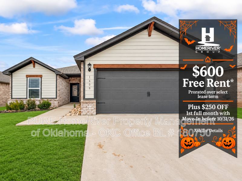 House for rent at 1609 Vermilion Lane, El Reno, OK 73036