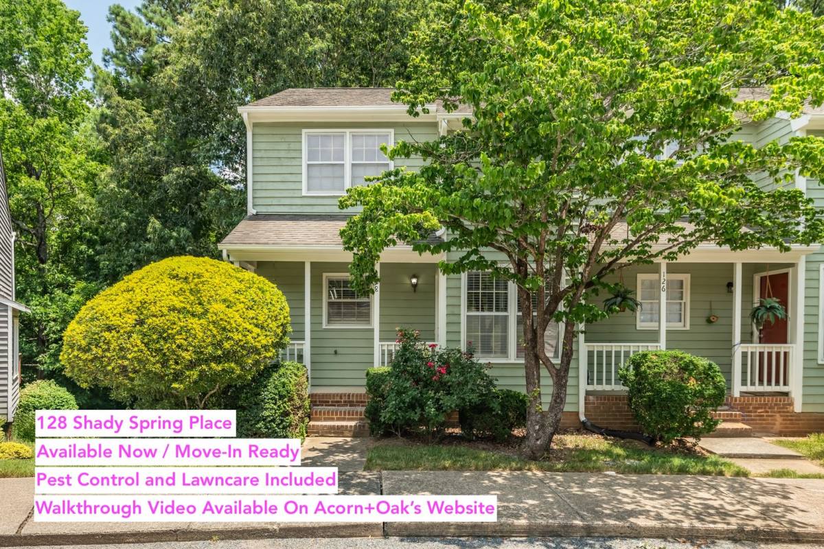 Townhouse for rent at 128 Shady Spring Place, Durham, NC 27713
