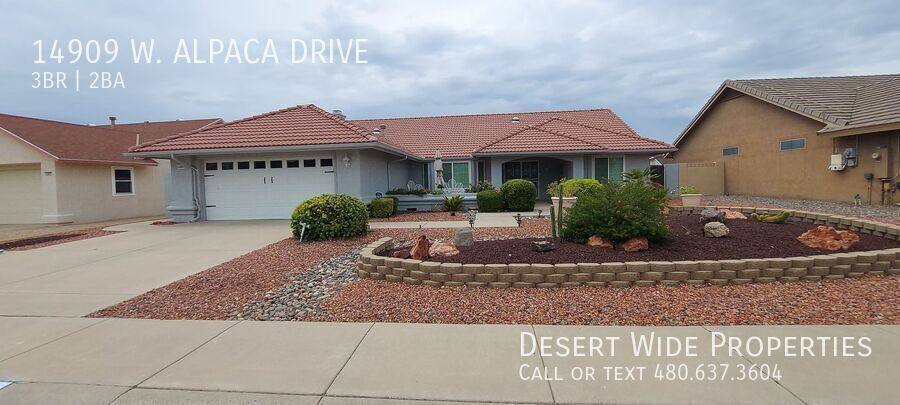House for rent at 14909 W Alpaca Dr, Sun City West, AZ 85375