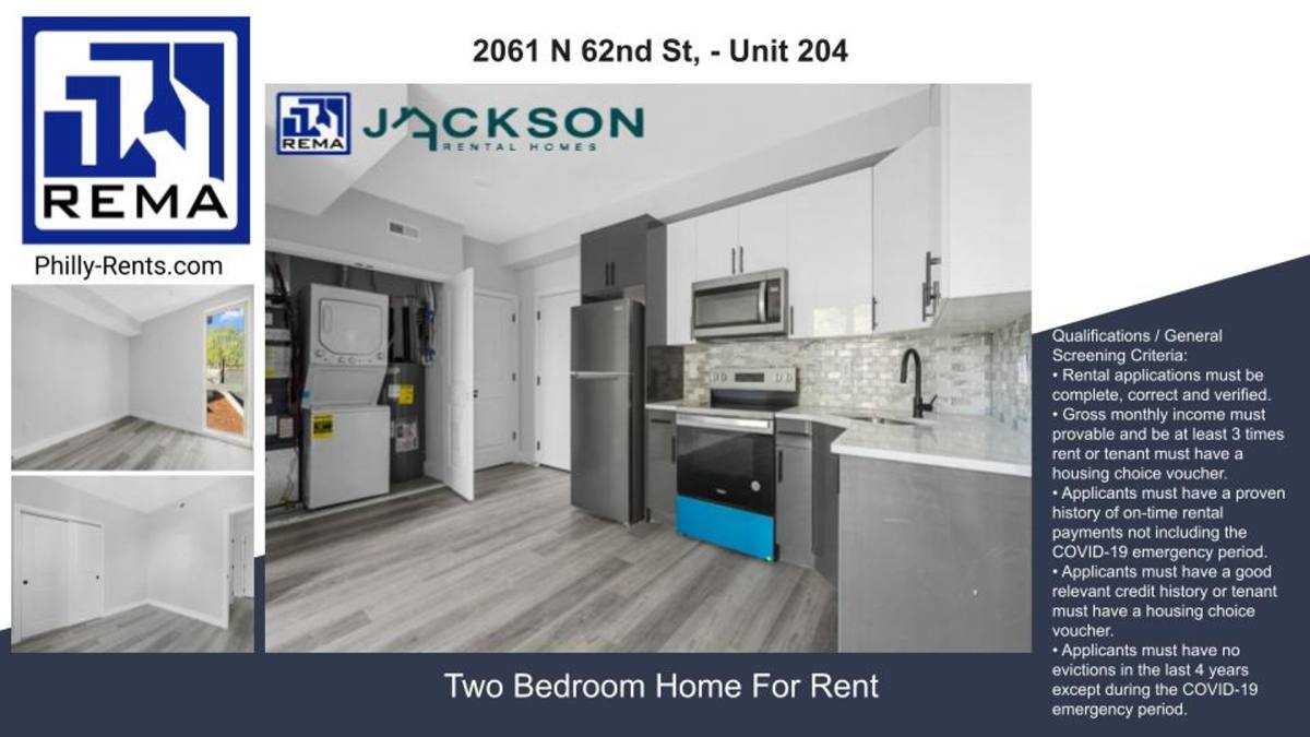 Apartment for rent at 2061 N 62nd St, Philadelphia, PA 19151