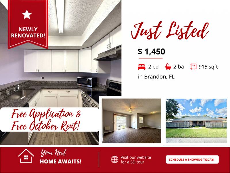 Apartment for rent at 3202 Bloomingdale Villas Court, Brandon, FL 33511
