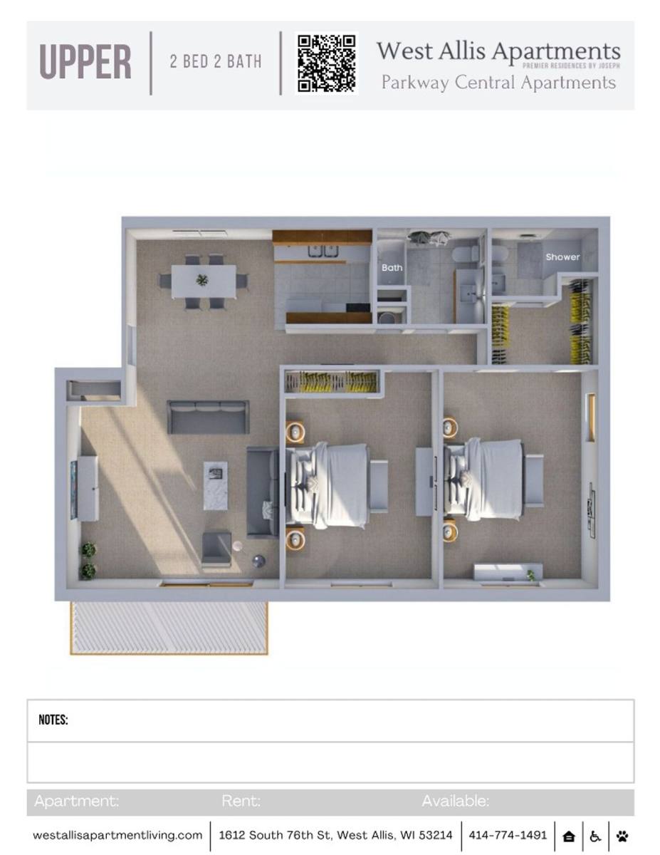 Apartment for rent at 1612-1632 S 76th St, Milwaukee, WI 53214