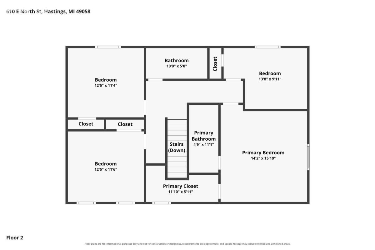 House for rent at 610 E N St, Hastings, MI 49058