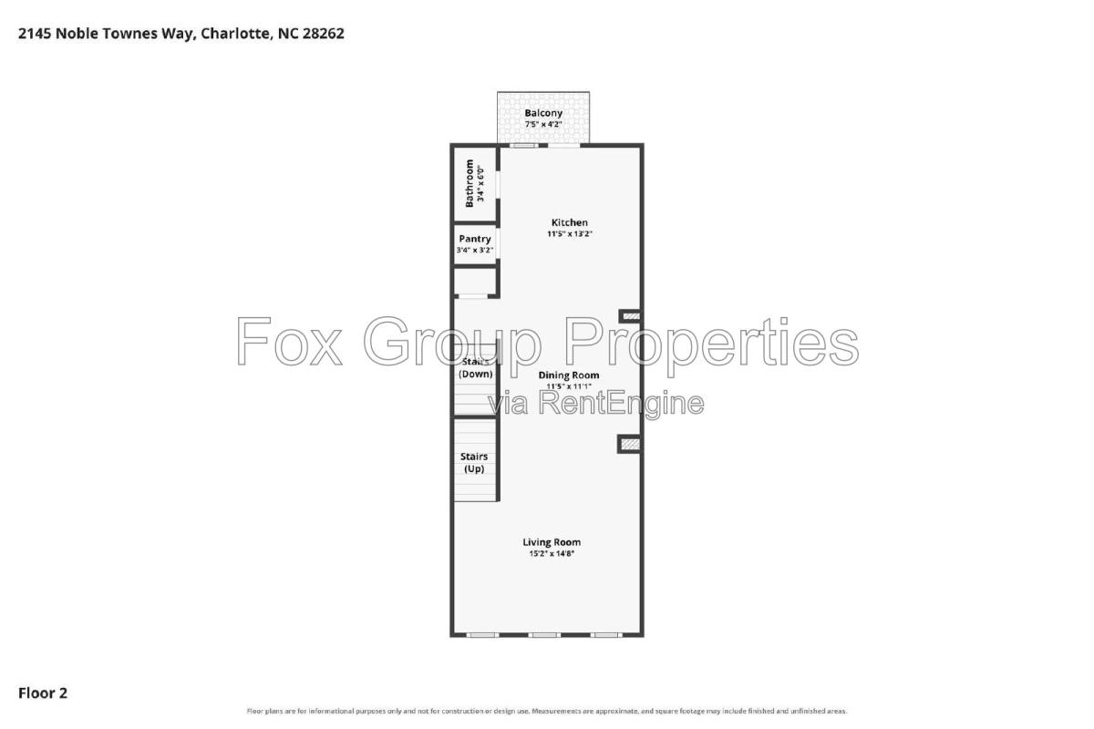 Townhouse for rent at 2145 Noble Townes Way, Charlotte, NC 28262