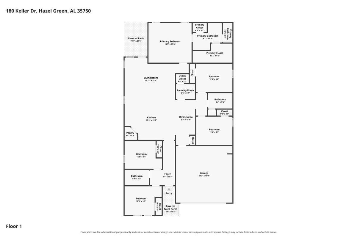 House for rent at 180 Keller Dr, Hazel Green, AL 35750