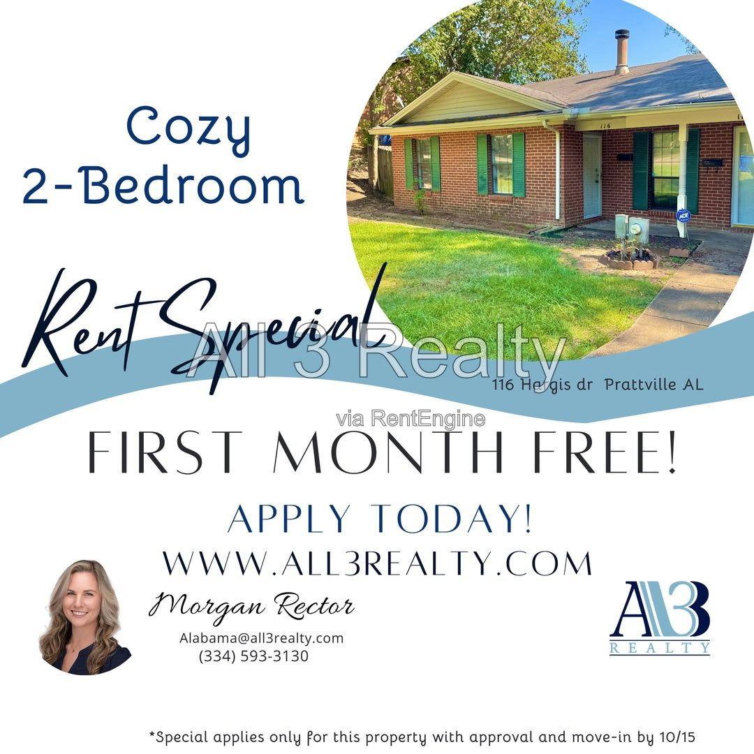 Apartment for rent at 116 Hargis Dr, Prattville, AL 36067
