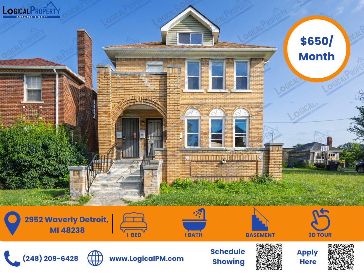 2952 Waverly St #2E-R, Detroit, MI 48238 - Apartment for Rent - Image 1