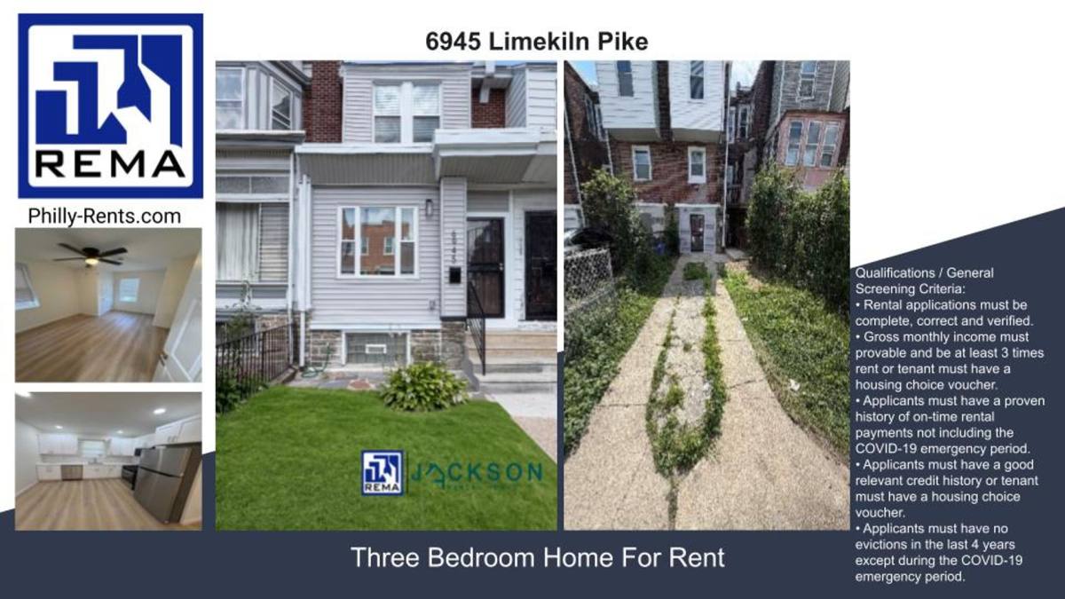 House for rent at 6945 Limekiln Pike, Philadelphia, PA 19138
