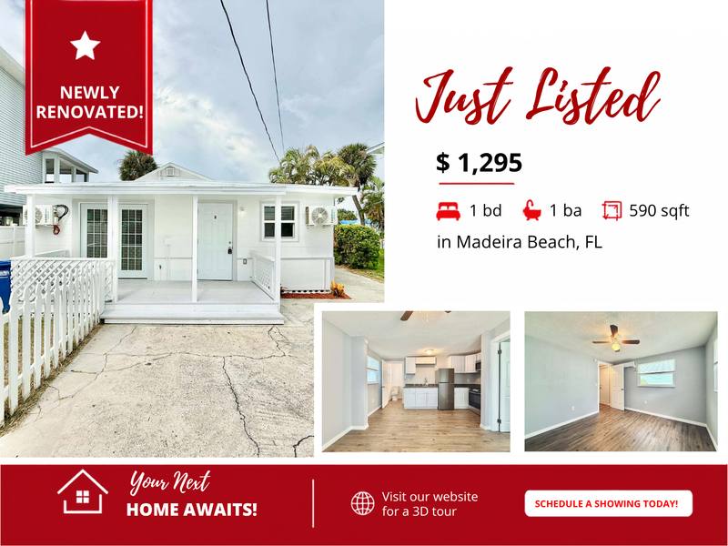 Apartment for rent at 13412 2nd St E #B, Saint Petersburg, FL 33708