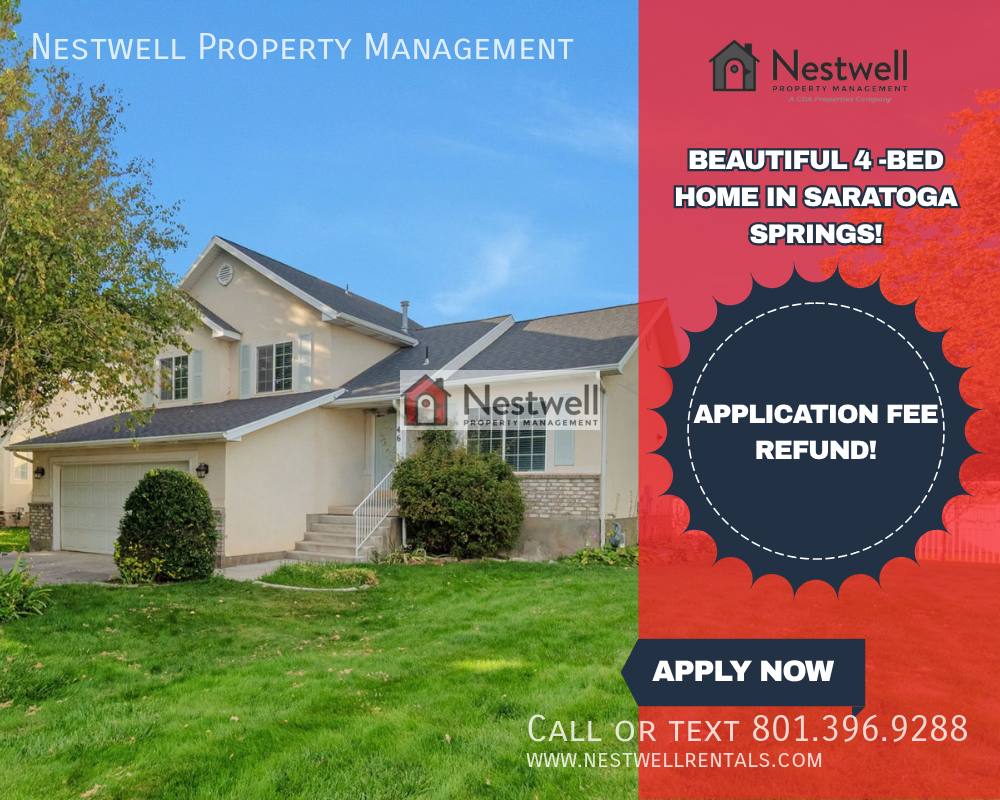 House for rent at 46 Heron Court, Saratoga Springs, UT 84045