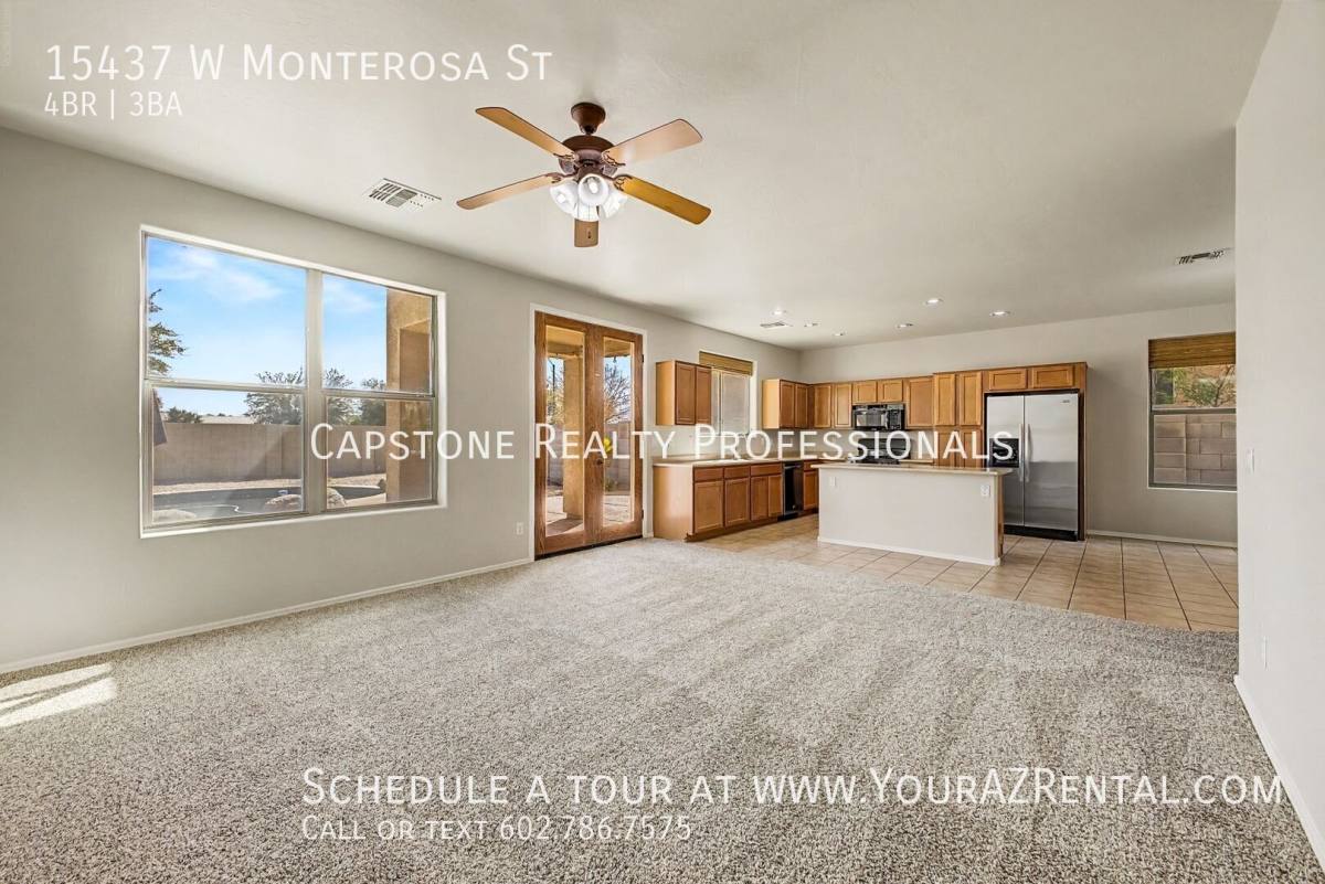 House for rent at 15437 W Monterosa St, Goodyear, AZ 85395