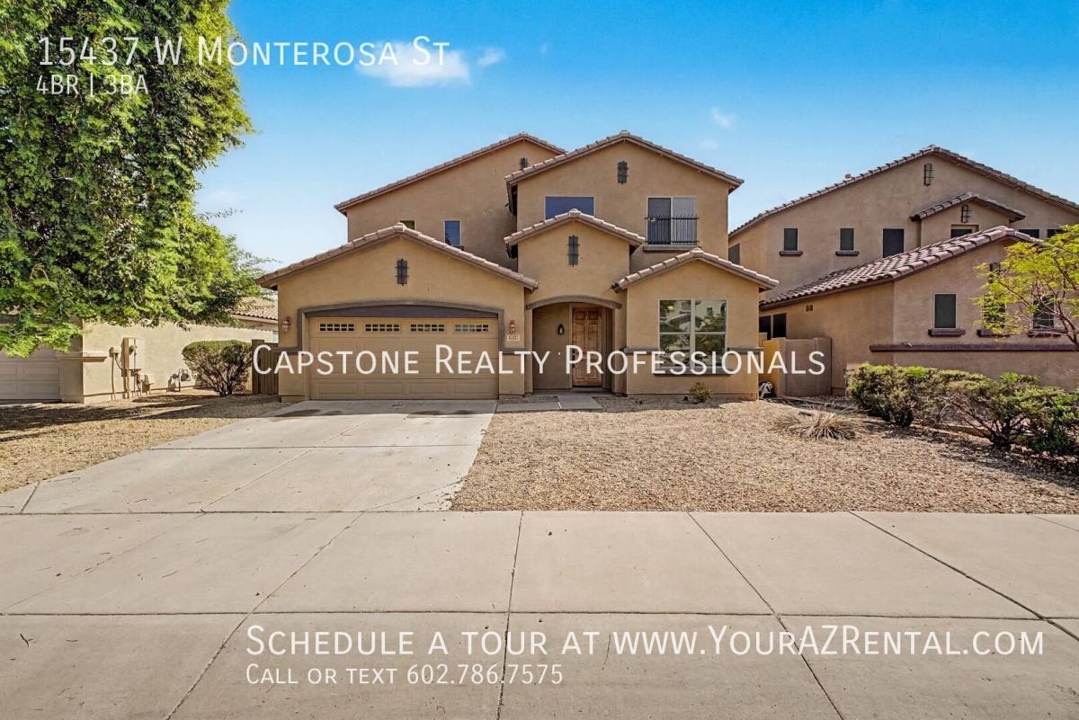 House for rent at 15437 W Monterosa St, Goodyear, AZ 85395