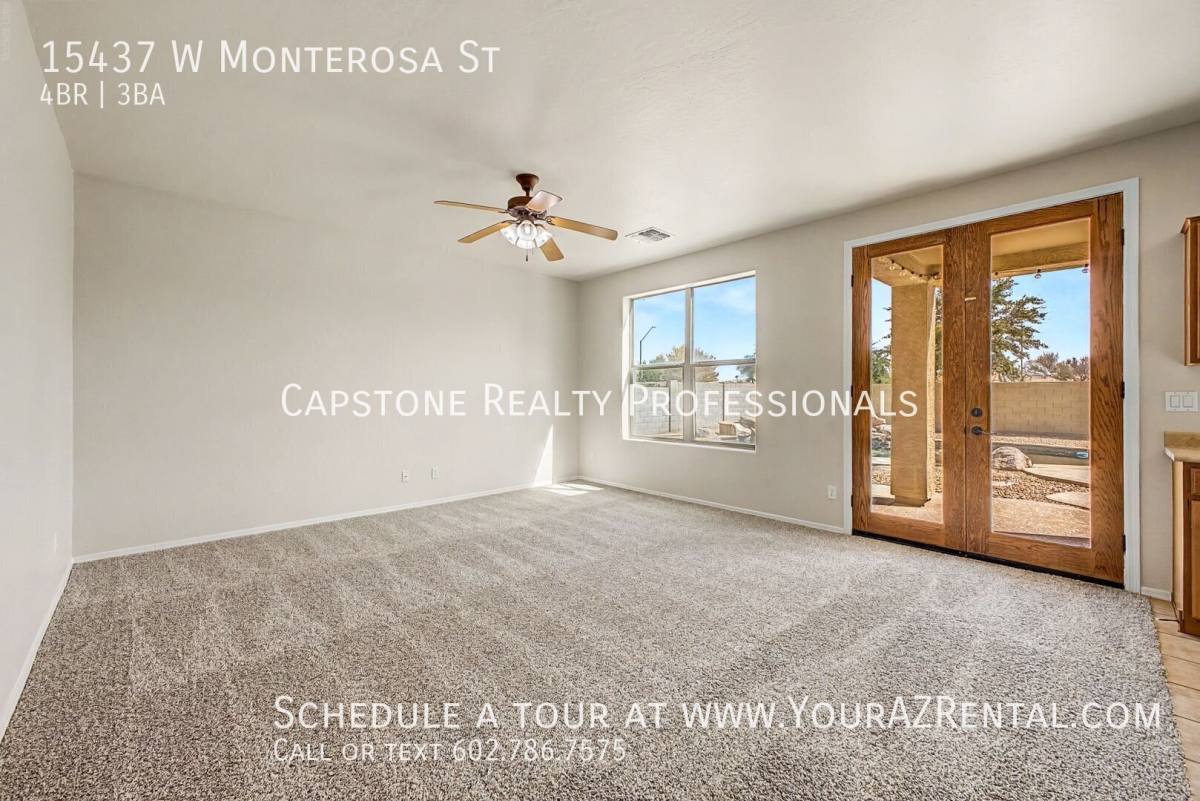 House for rent at 15437 W Monterosa St, Goodyear, AZ 85395