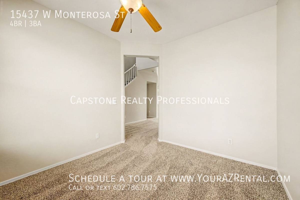 House for rent at 15437 W Monterosa St, Goodyear, AZ 85395