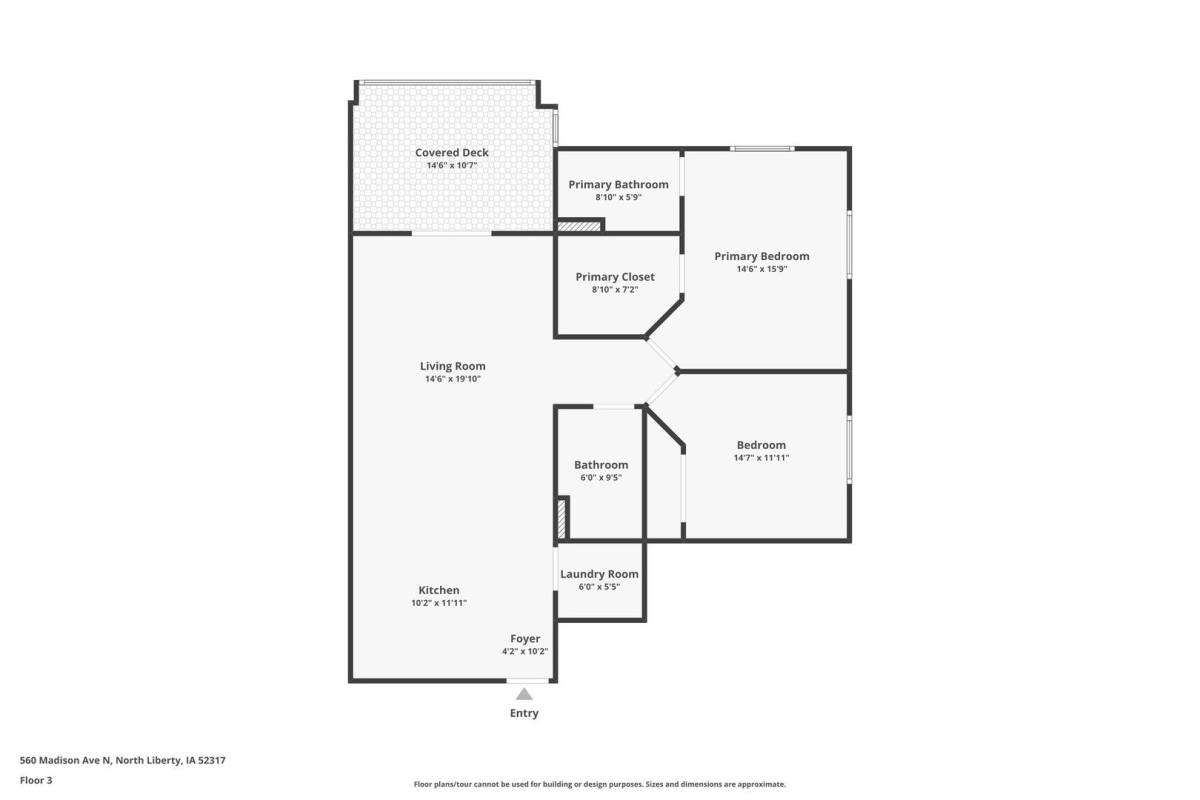 Apartment for rent at 555 N Madison Ave, North Liberty, IA 52317