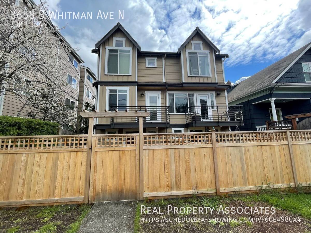 Townhouse for rent at 3658 B Whitman Ave N, Seattle, WA 98103