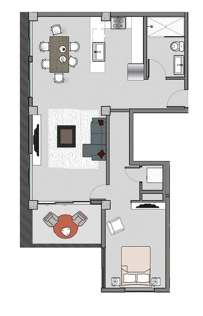 Apartment for rent at Contour Lofts, 2120 Columbia St, San Diego, CA 92101