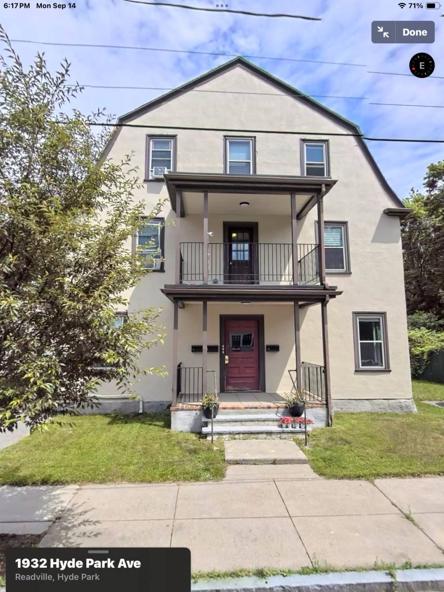 Apartment for rent at 1932 Hyde Park Ave #3, Hyde Park, MA 02136