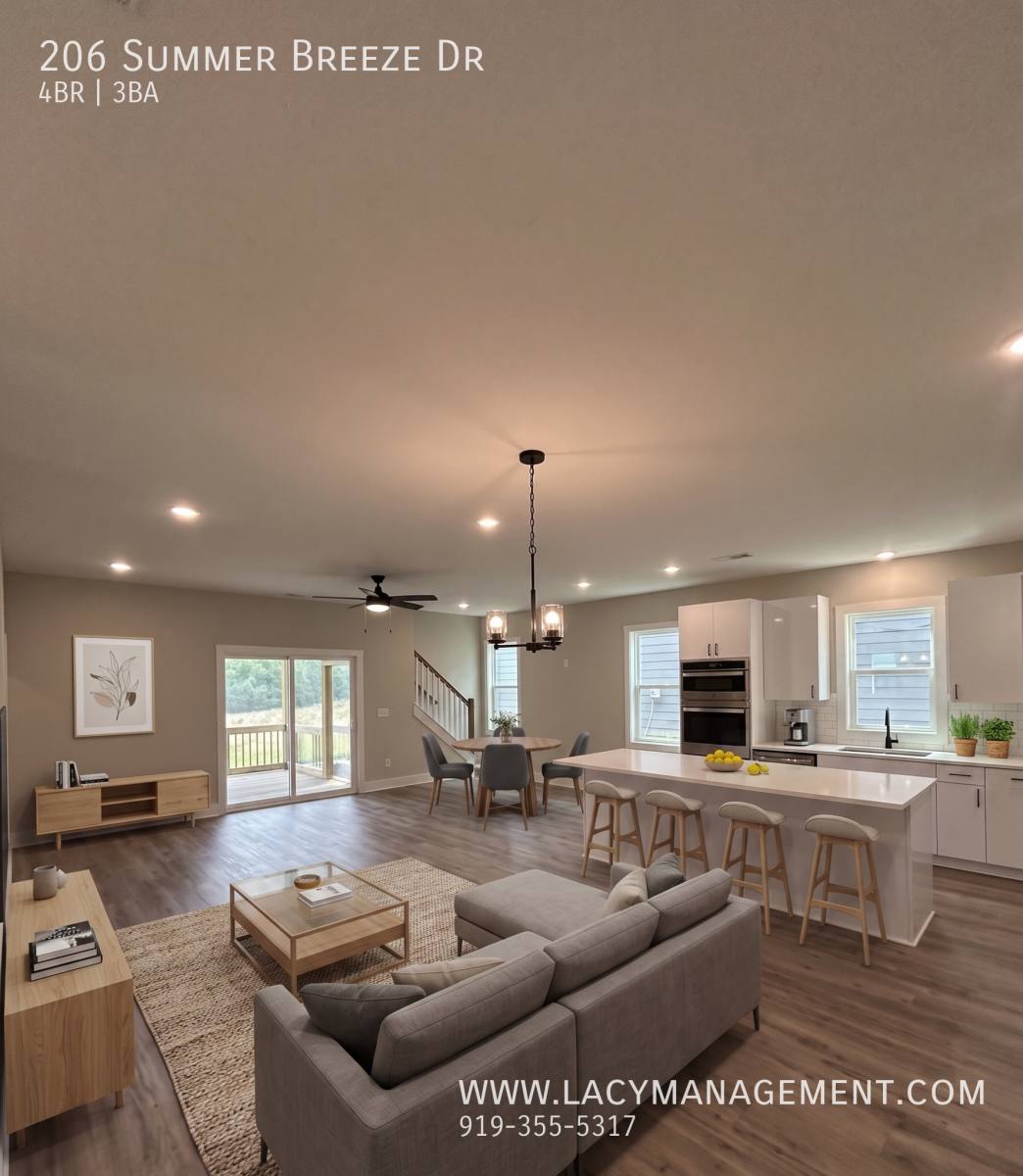House for rent at 206 Summer Breeze Dr, Durham, NC 27704