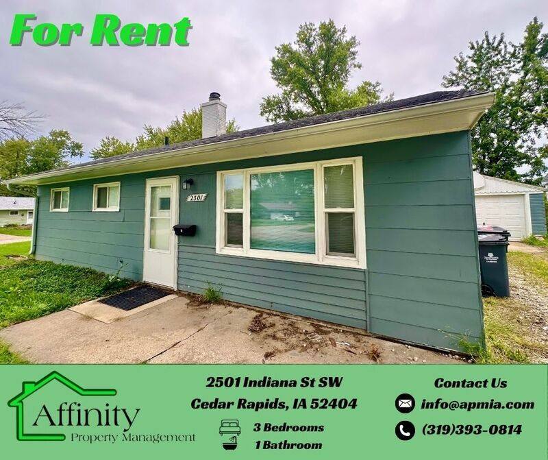 House for rent at 2501 Indiana St SW, Cedar Rapids, IA 52404