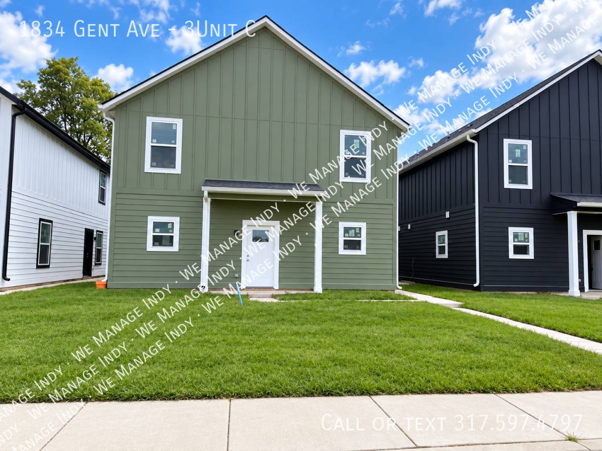 Townhouse for rent at 1834 Gent Ave, Indianapolis, IN 46202